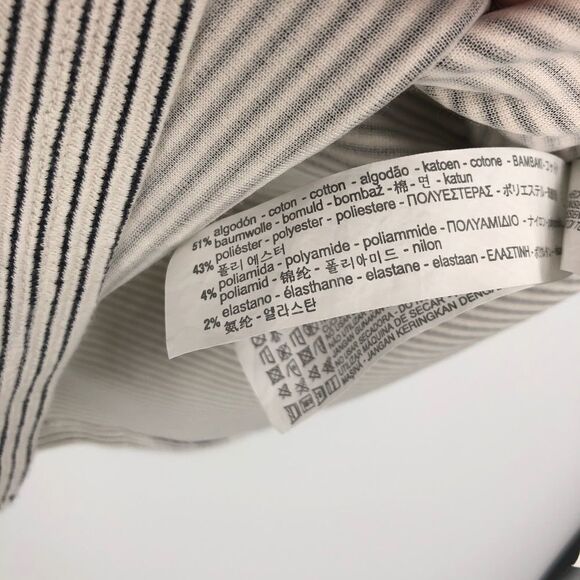 ZARA Casual Pinstripe Mini Shift Dress - Picture 7 of 7